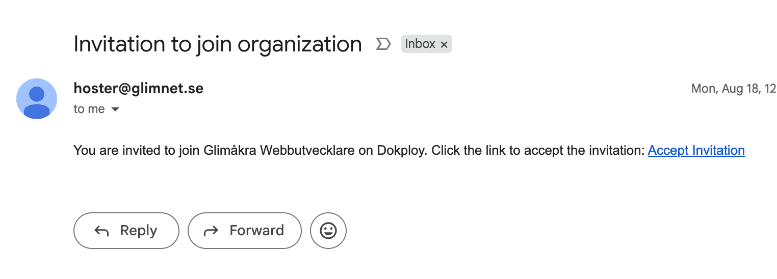 Dokploy registrering